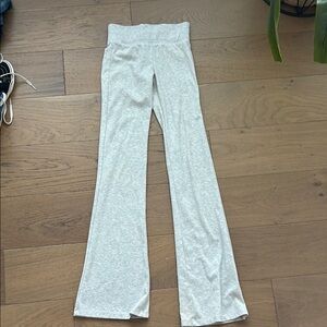 Bershka Gray flare foldable pants